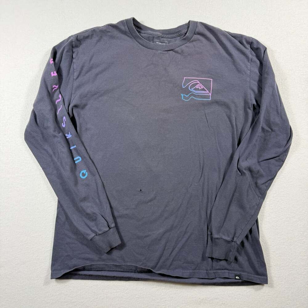 Quiksilver Omni Long Sleeve Tee Black Size Large